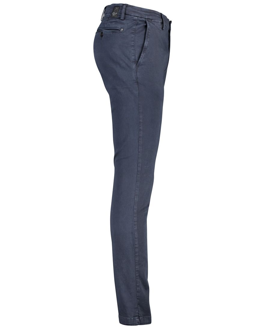 Blauwe chino Replay Zeumar Slim Fit