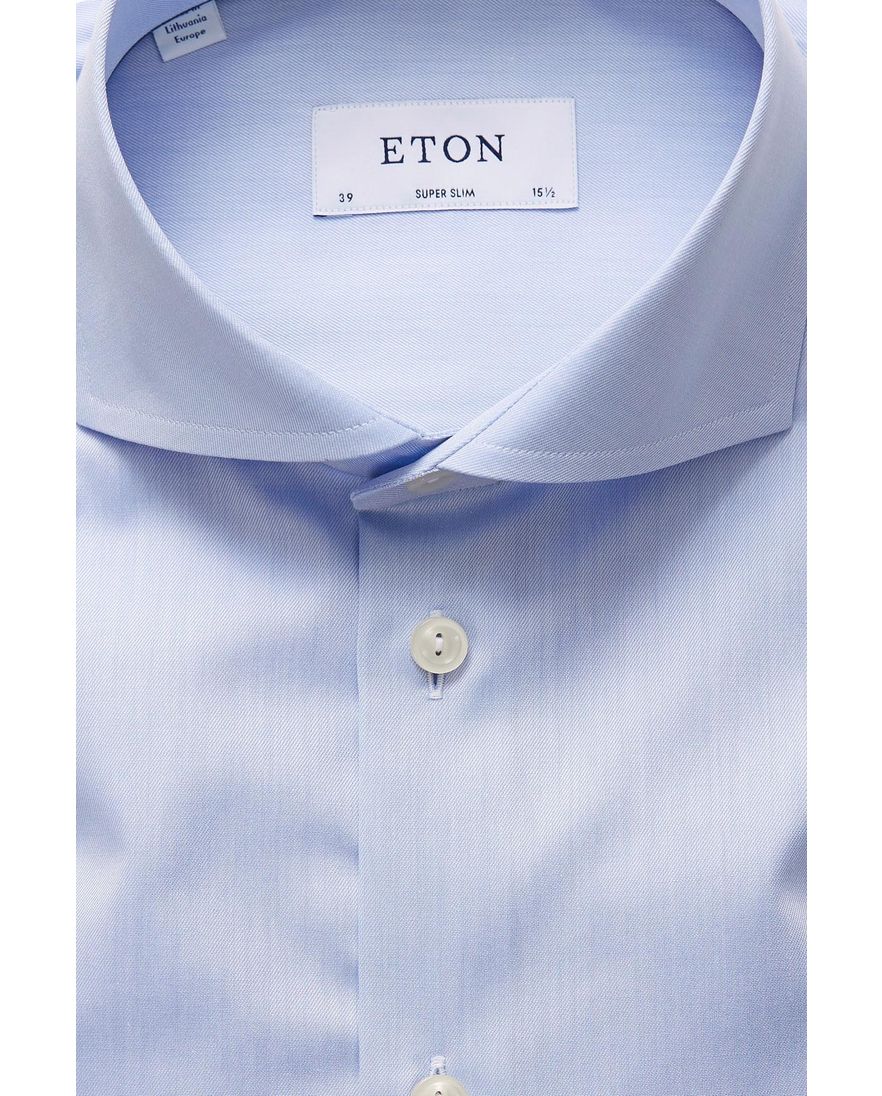 Eton dress lichtblauw overhemd Super Slim cut-away