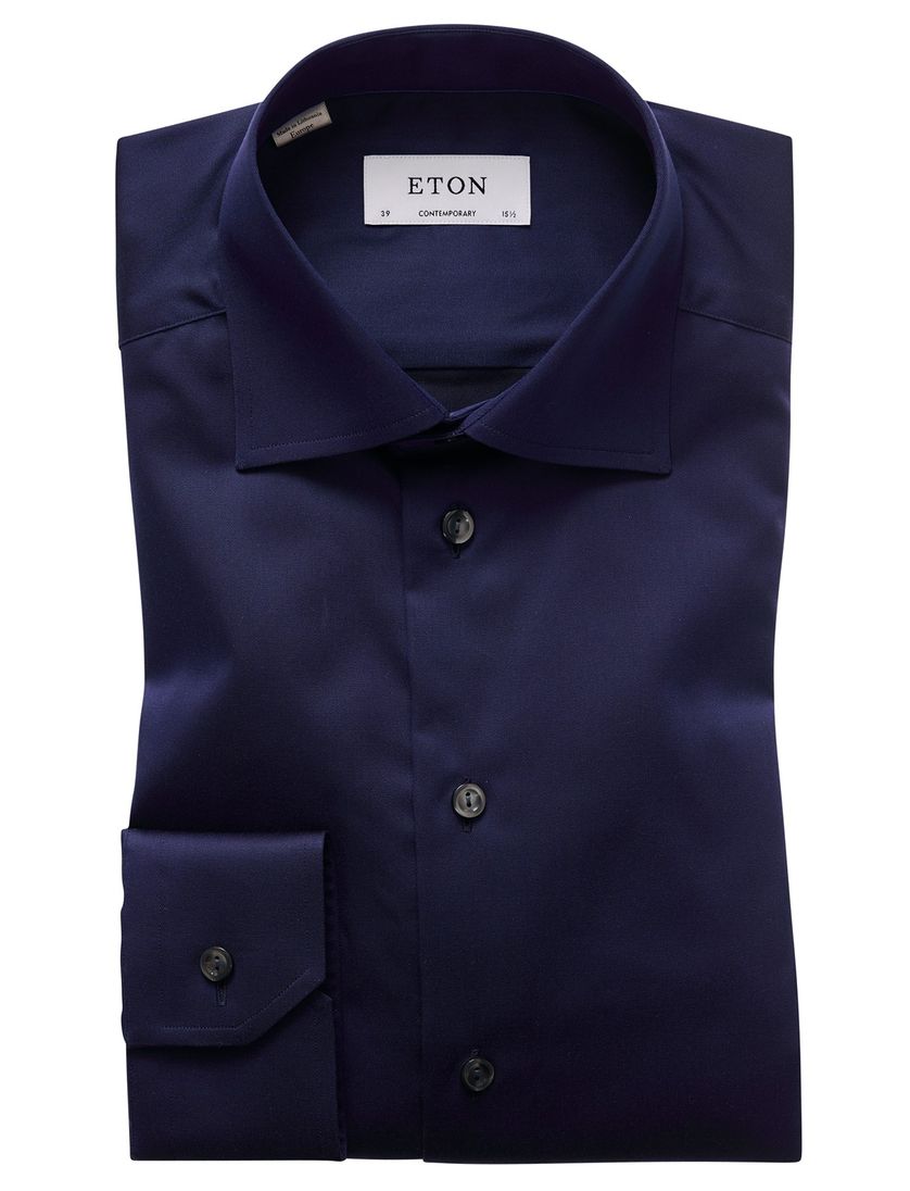 Eton overhemd dress navy Contemporary fit