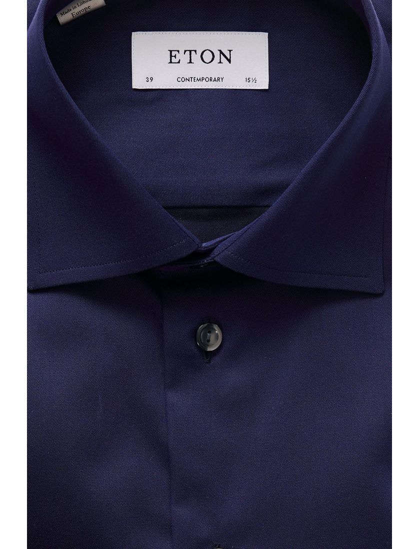 Eton overhemd dress navy Contemporary fit