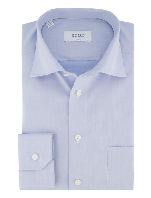 Overhemd Eton Classic Fit lichtblauw