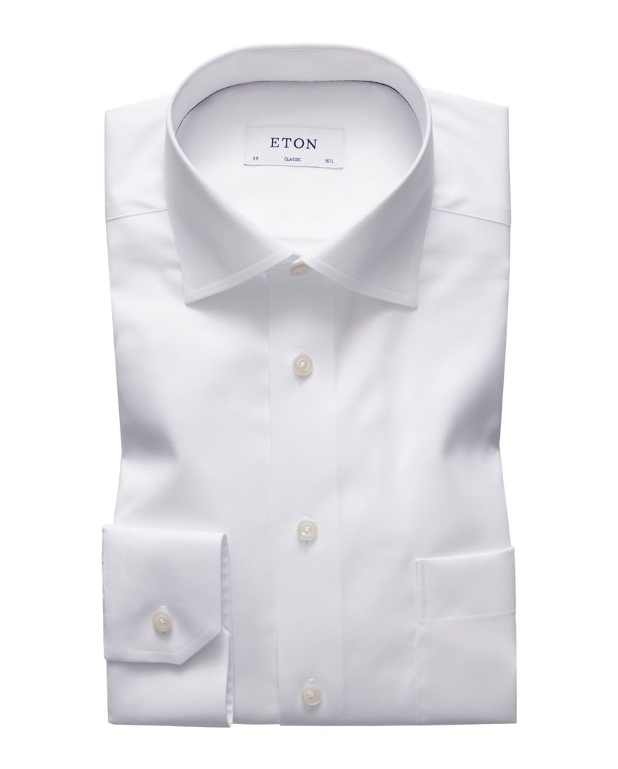 Eton Classic Fit overhemd wit