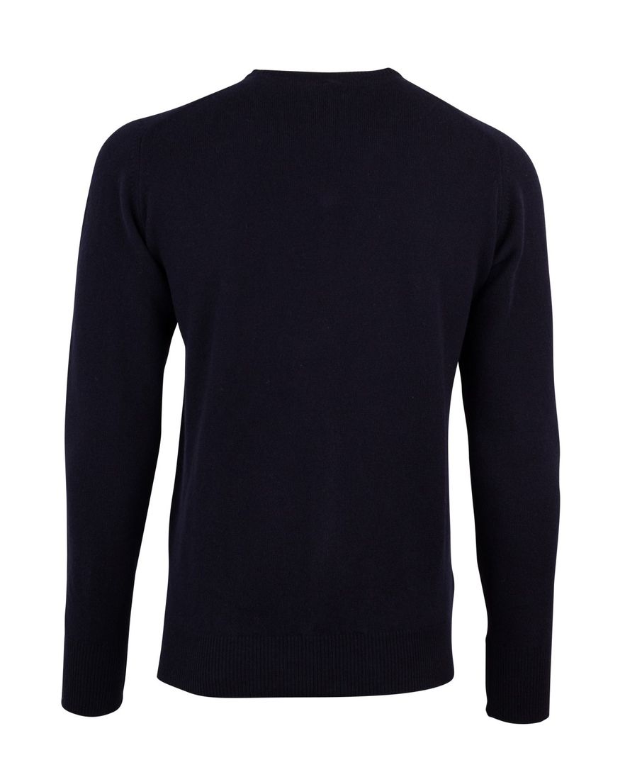 William Lockie trui donkerblauw v-hals