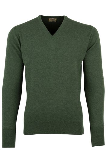 William Lockie William Lockie pullover groen cashmere
