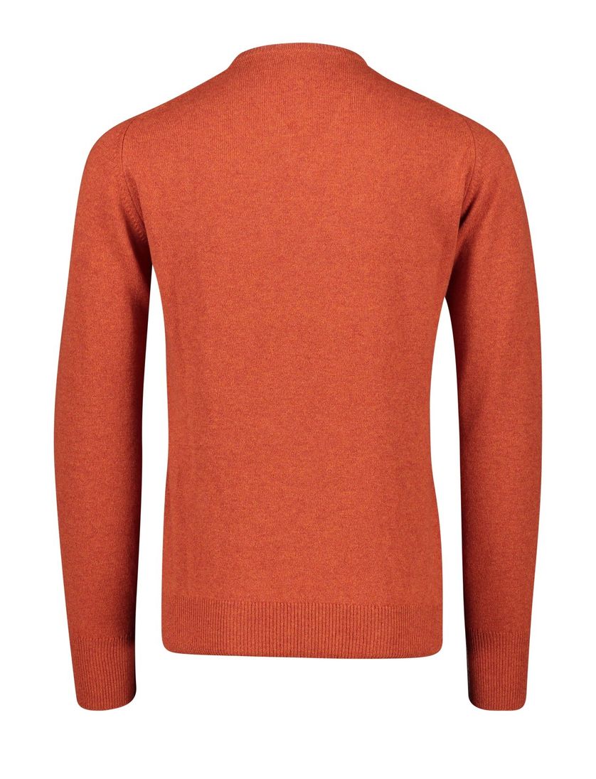 Trui v-hals oranje William Lockie