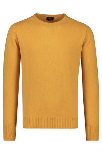 William Lockie William Lockie trui ronde hals geel lamswol