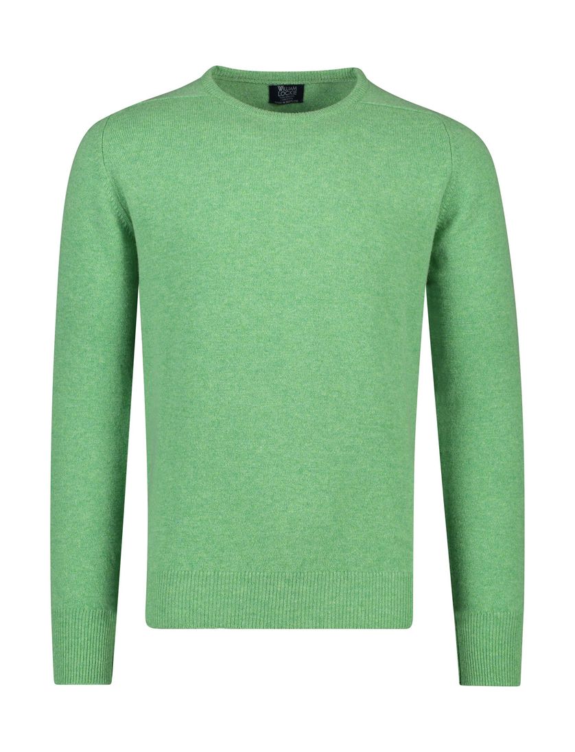 William Lockie trui 100% lamswol groen