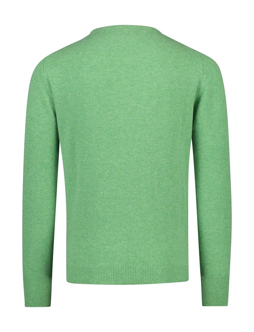 William Lockie trui 100% lamswol groen