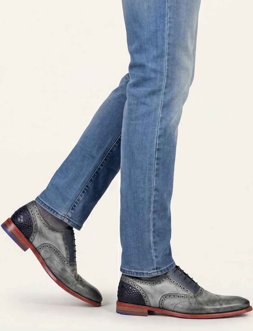 veterschoenen Floris van Bommel grijs