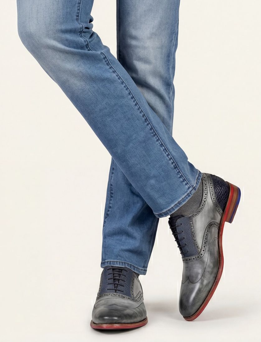 veterschoenen Floris van Bommel grijs