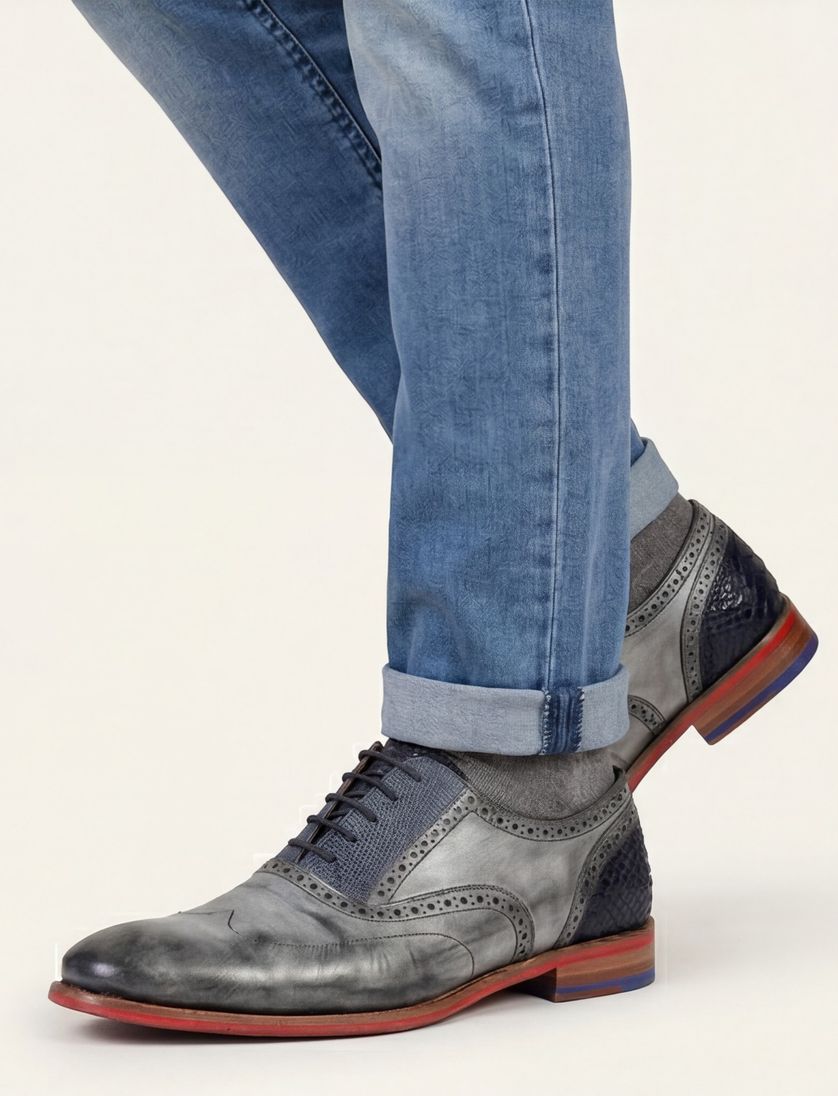 veterschoenen Floris van Bommel grijs