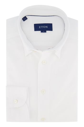 Overhemd Eton wit Slim Fit button down