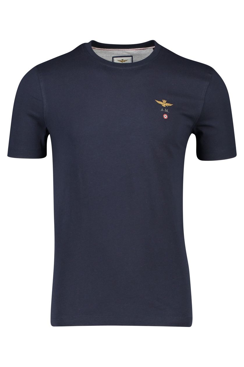 Donkerblauw t-shirt Aeronautica Militare