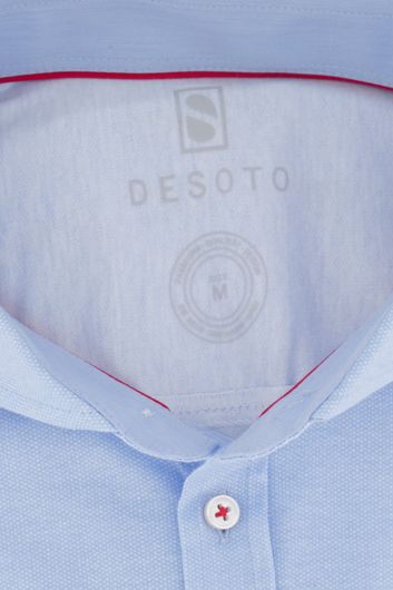 Overhemd Desoto katoen lichtblauw