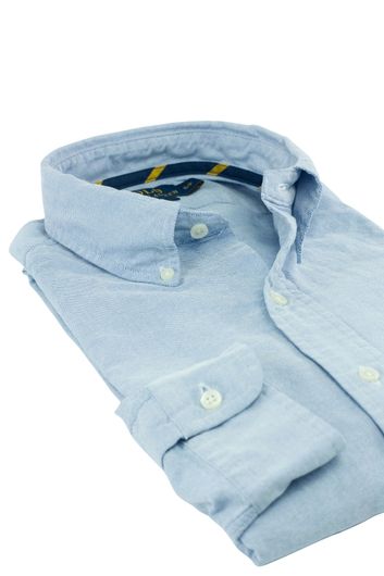 Ralph Lauren overhemd Oxford Slim Fit lichtblauw
