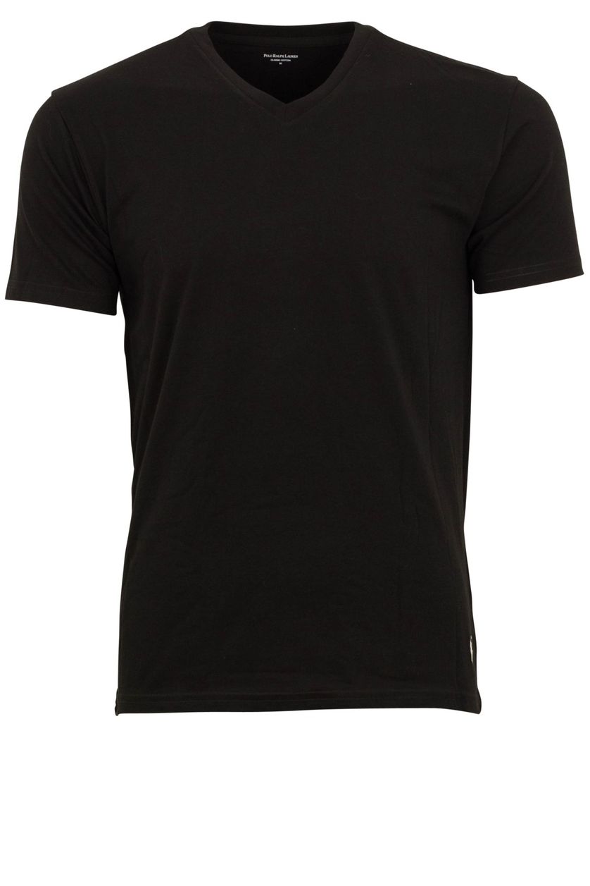 Ralph Lauren t-shirt zwart v-hals 2-pack