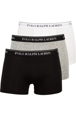 Polo Ralph Lauren Ralph Lauren boxershorts 3-pack wit/grijs/zwart