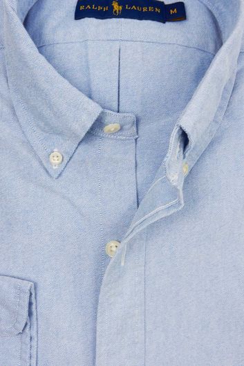 Ralph Lauren overhemd blauw oxford