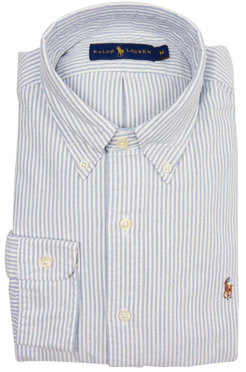 Ralph Lauren overhemd blauw/wit streeppatroon