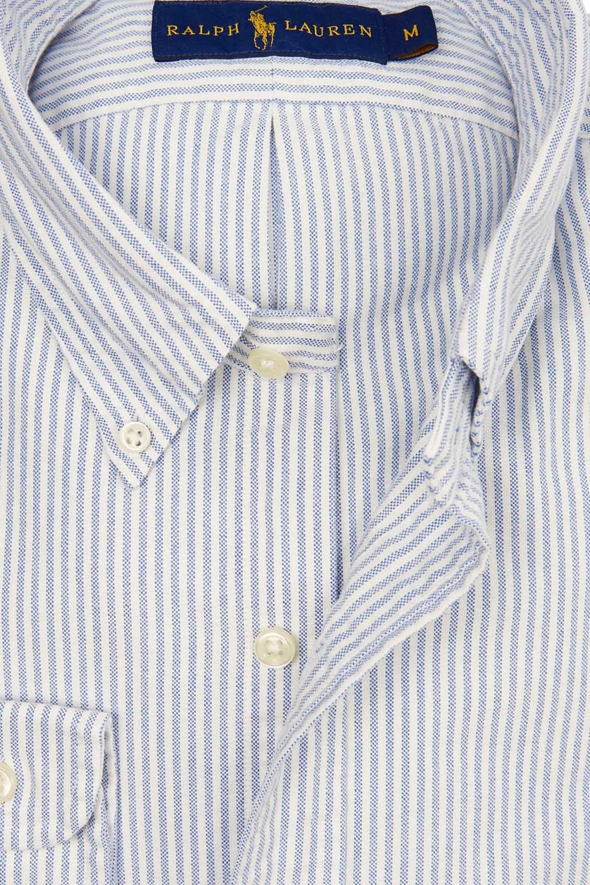 Ralph Lauren overhemd blauw/wit streeppatroon