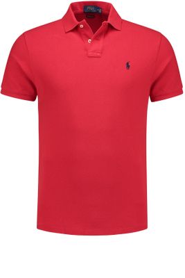 Polo Ralph Lauren Poloshirt Ralph Lauren rood Custom Sim Fit