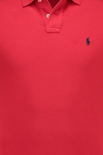 Ralph Lauren polo rood Custom Slim Fit