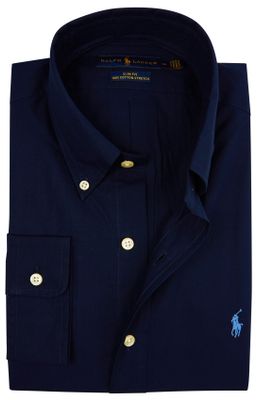 Polo Ralph Lauren Ralph Lauren overhemd donkerblauw Slim Fit