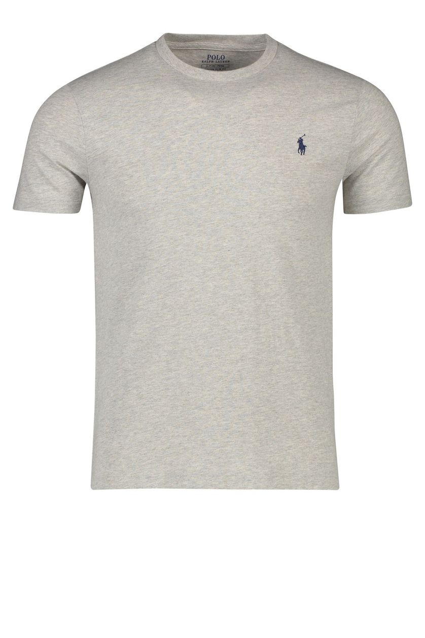T-shirt Ralph Lauren grijs Custom Slim Fit
