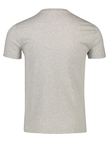 T-shirt Ralph Lauren Custom Slim Fit grijs