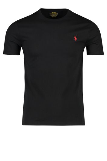 Zwart t-shirt Ralph Lauren Custom Slim Fit