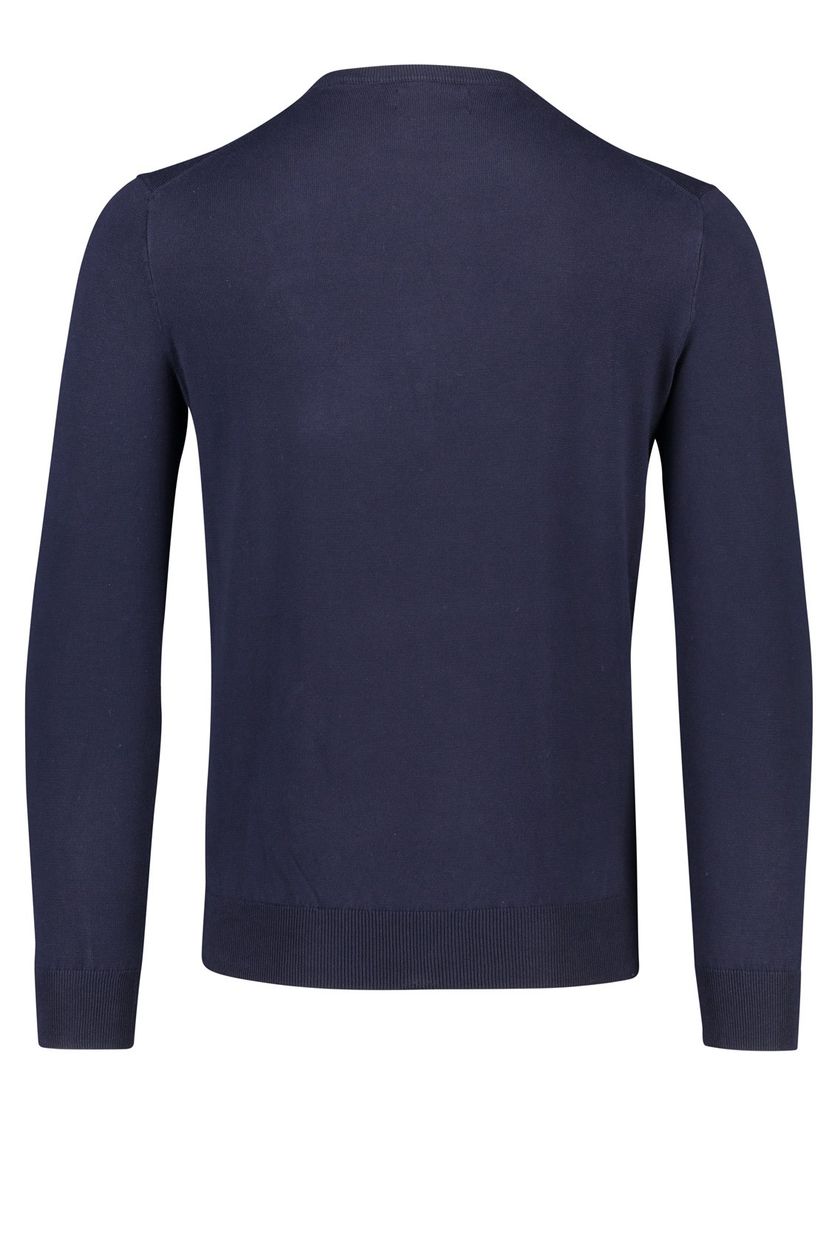 Ralph Lauren sweater navy Slim Fit ronde hals