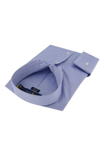 Ralph Lauren Custom Fit overhemd blauw
