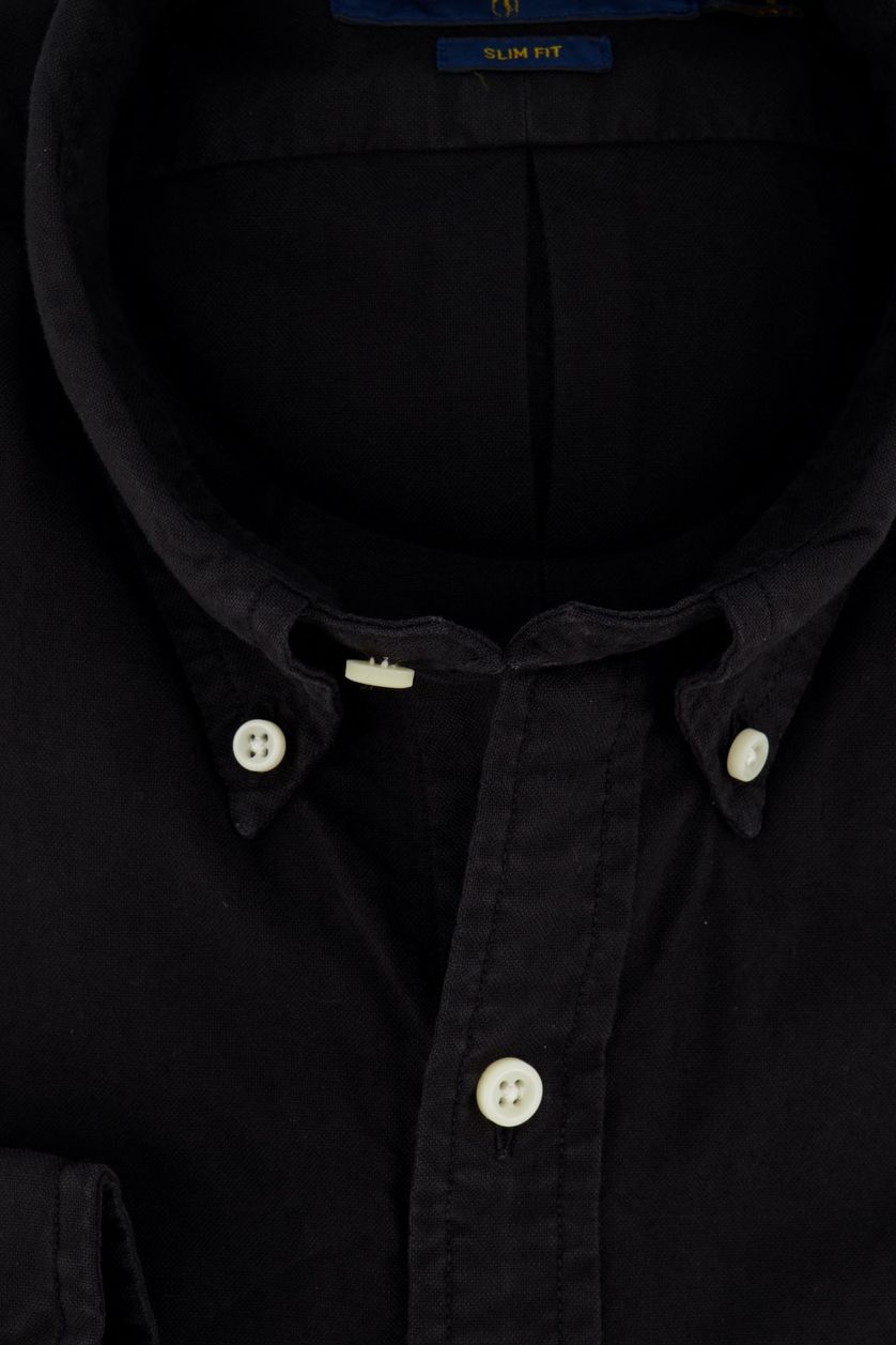 Ralph Lauren overhemd slim fit oxford Black