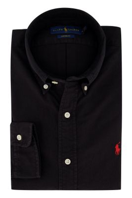 Polo Ralph Lauren Overhemd Ralph Lauren zwart Custom Fit