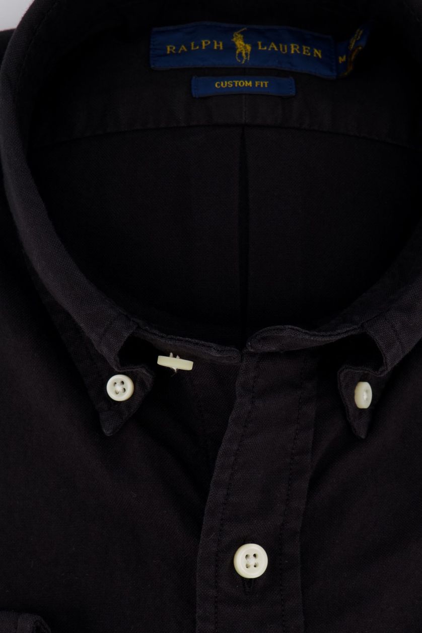 Overhemd Ralph Lauren zwart Custom Fit