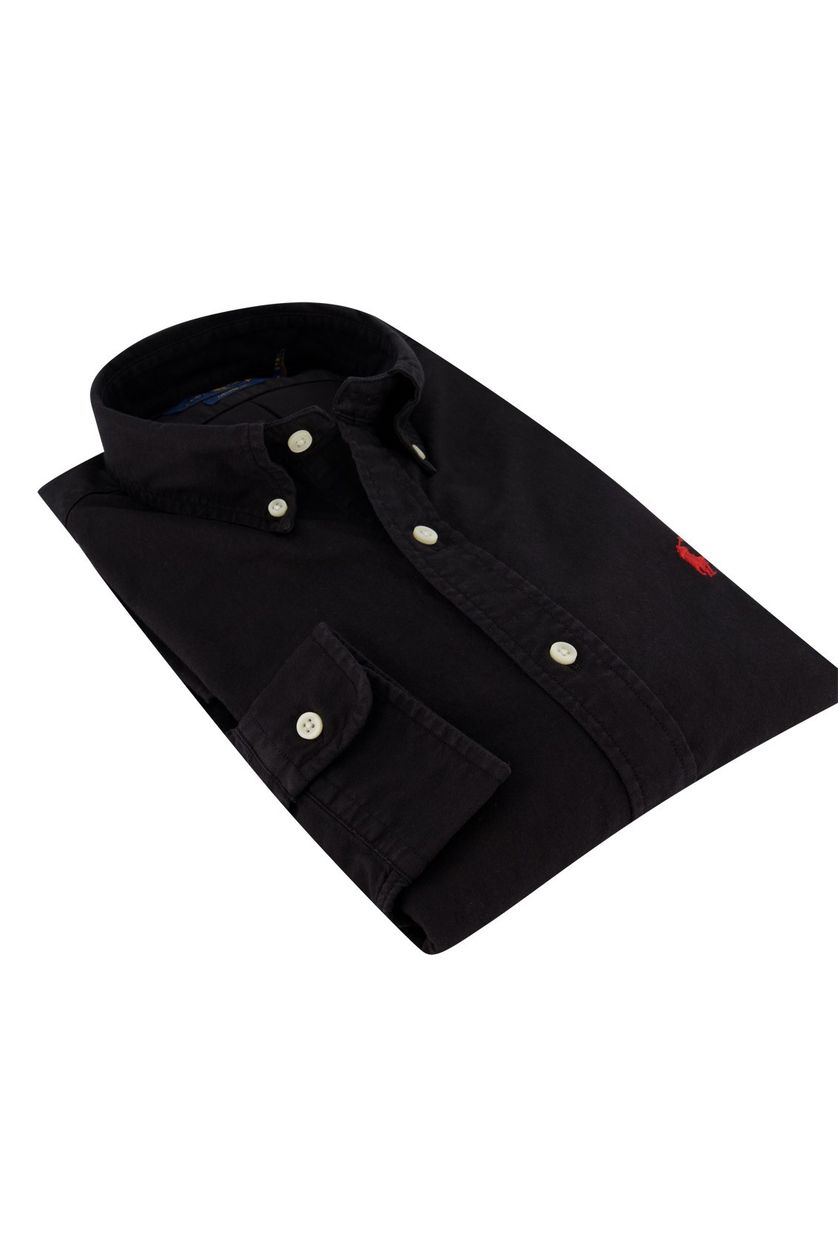 Overhemd Ralph Lauren zwart Custom Fit