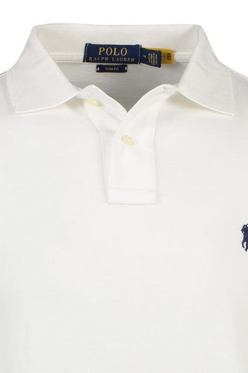 Lange mouwen polo Ralph Lauren wit met logo