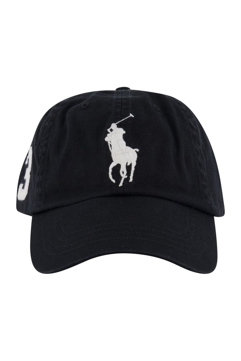 Ralph Lauren cap zwart met wit logo