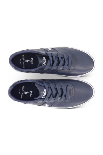 Polo Ralph Lauren sneakers blauw effen leer