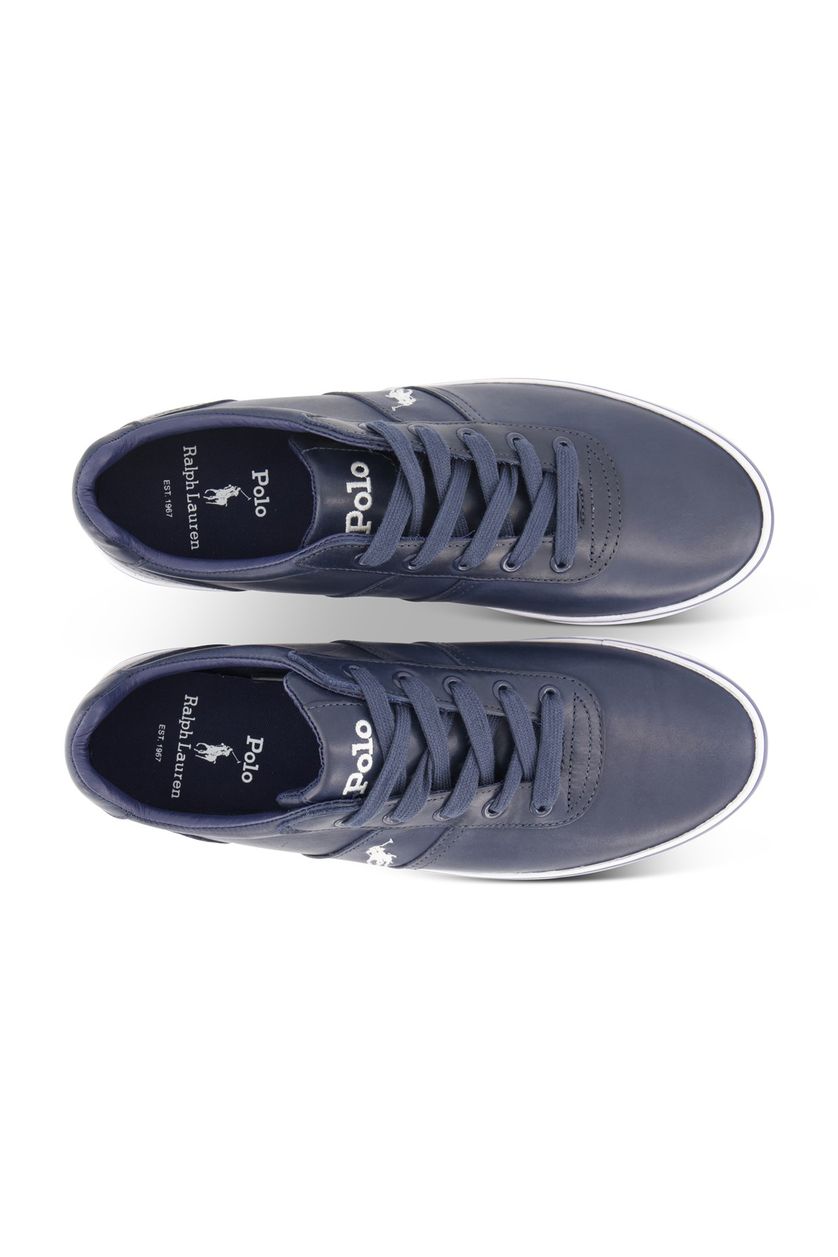 Polo Ralph Lauren sneakers effen leer blauw