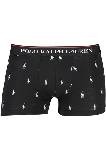boxershort 3-pack Polo Ralph Lauren effen zwart