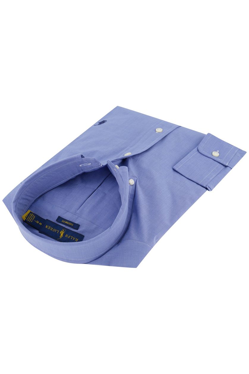 Ralph Lauren overhemd blauw Custom Fit