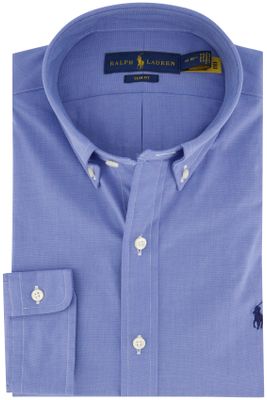 Polo Ralph Lauren Blauw overhemd Ralph Lauren Slim Fit