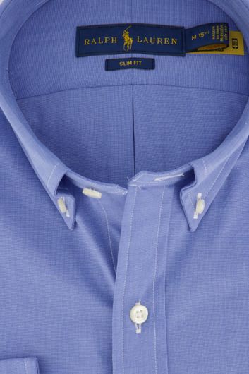 Ralph Lauren Slim Fit overhemd blauw