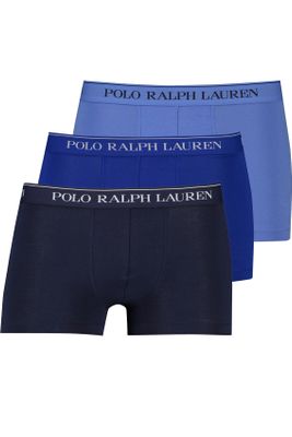 Polo Ralph Lauren Polo Ralph Lauren boxershort 3-pack zwart blauw donkerblauw effen 