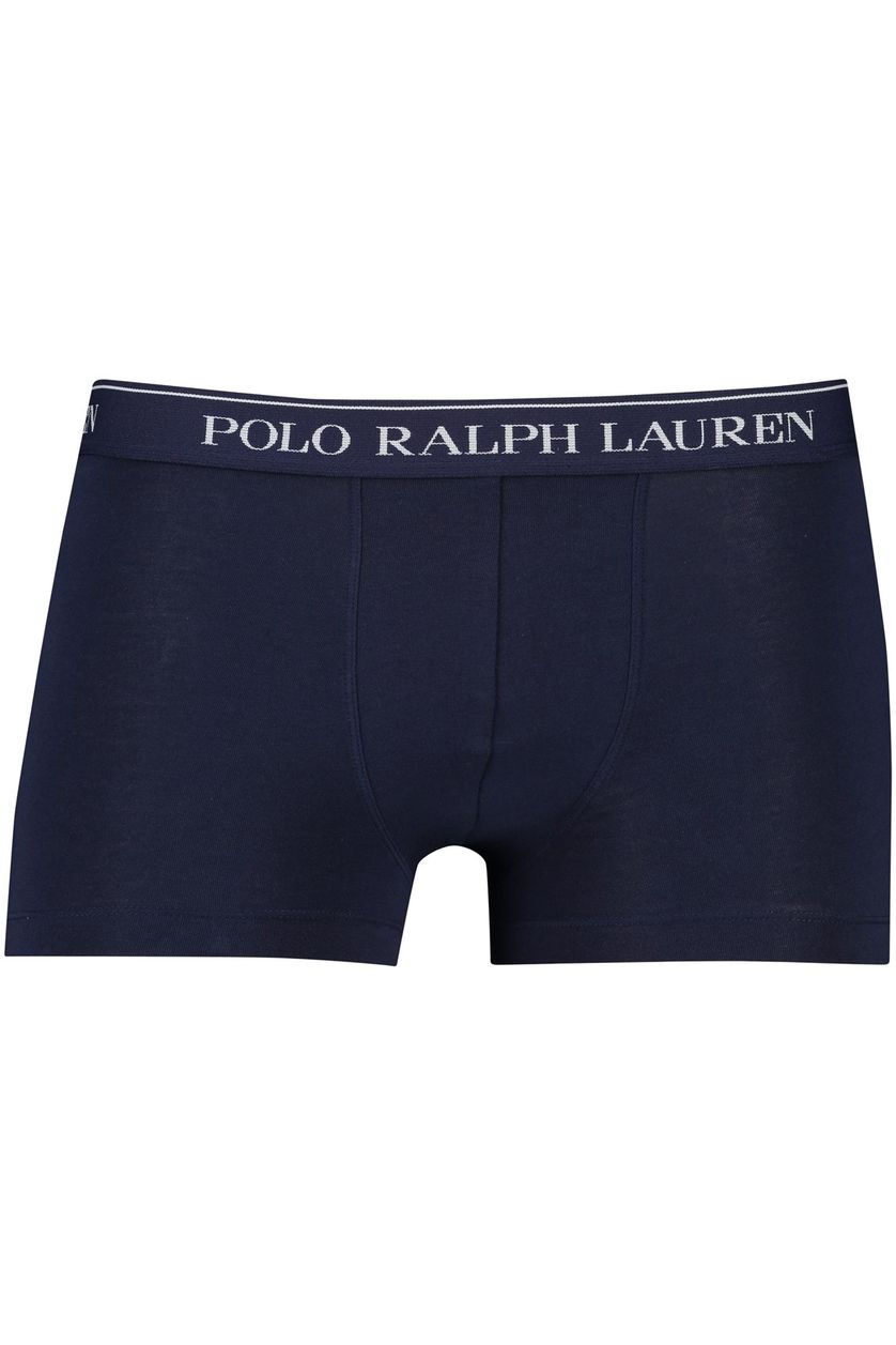 Polo Ralph Lauren boxershort 3-pack zwart blauw donkerblauw effen 