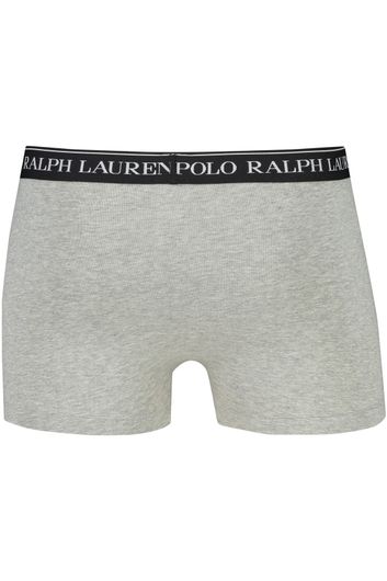 Polo Ralph Lauren boxershort wit grijs zwart 3-pack effen 