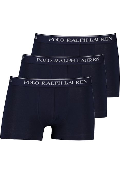 Polo Ralph Lauren boxershort donkerblauw effen katoen