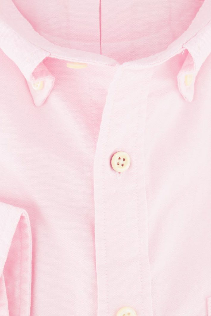Casual roze overhemd Gant normale fit katoen