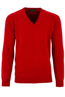 Alan Paine Alan Paine trui red Hampshire classic fit lamswol